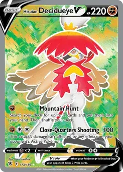 Hisuian Decidueye V Astral Radiance