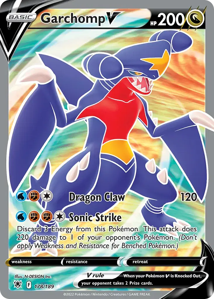 Garchomp V Astral Radiance 178