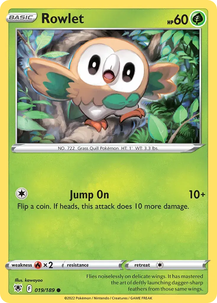 Rowlet Astral Radiance 19