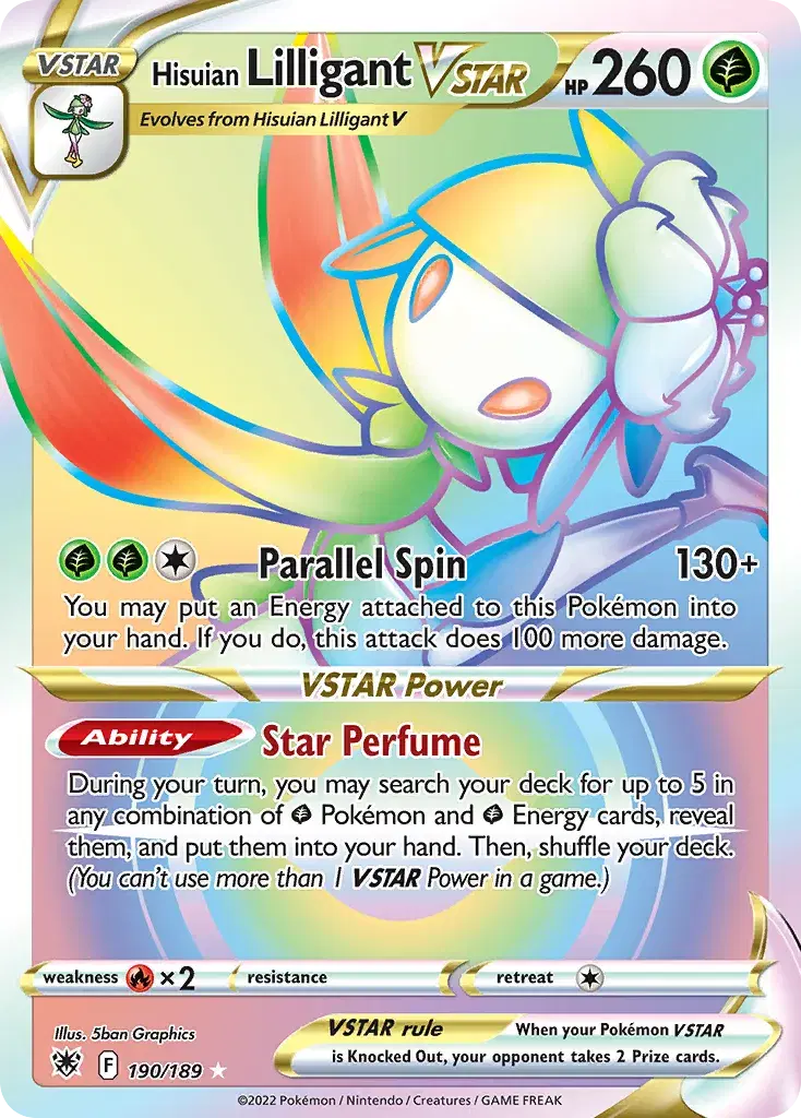 Hisuian Lilligant VSTAR Astral Radiance 190