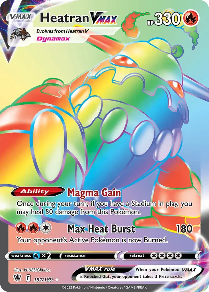 Heatran VMAX Astral Radiance 191