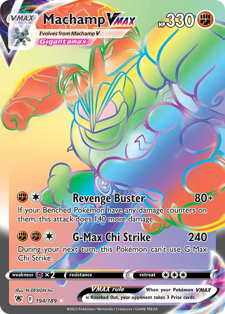 Machamp VMAX Astral Radiance 194