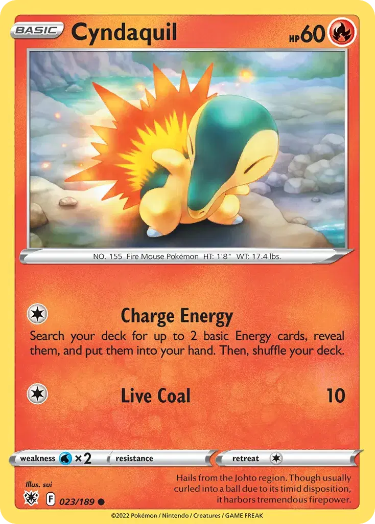 Cyndaquil Astral Radiance 23