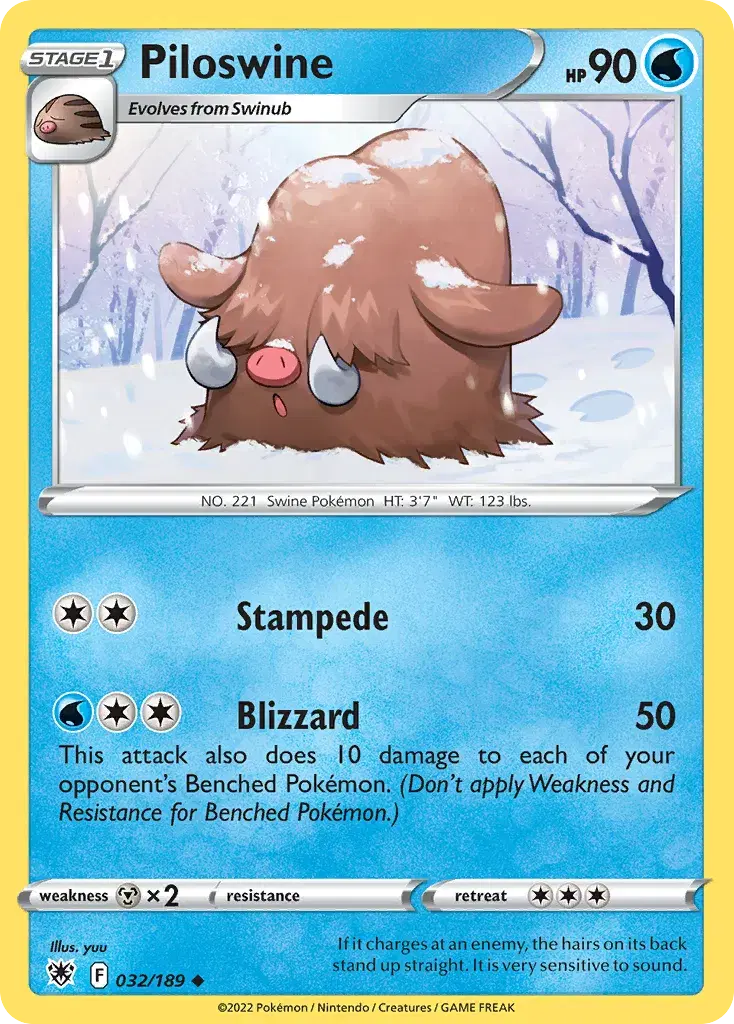 Piloswine Astral Radiance 32