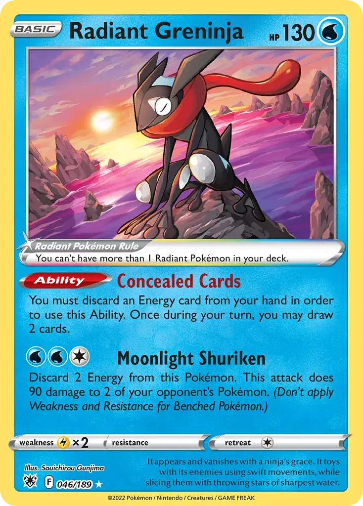 Radiant Greninja Astral Radiance 46