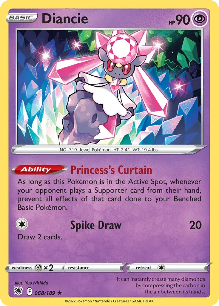 Diancie Astral Radiance 68
