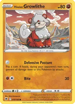 Hisuian Growlithe Astral Radiance
