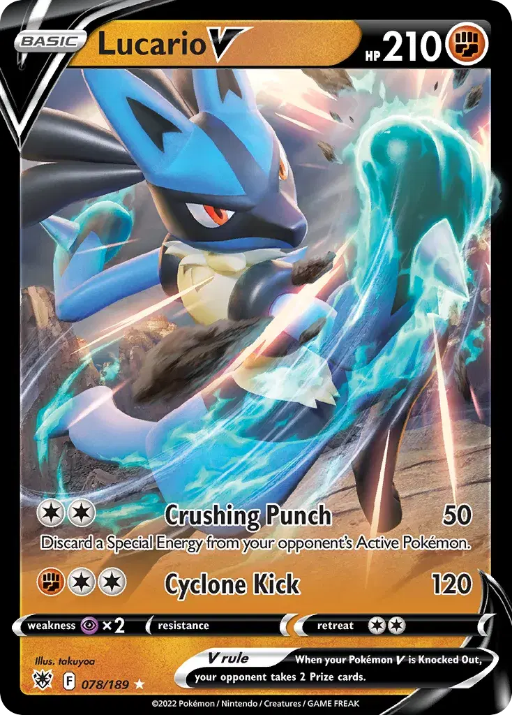 Lucario V Astral Radiance 78