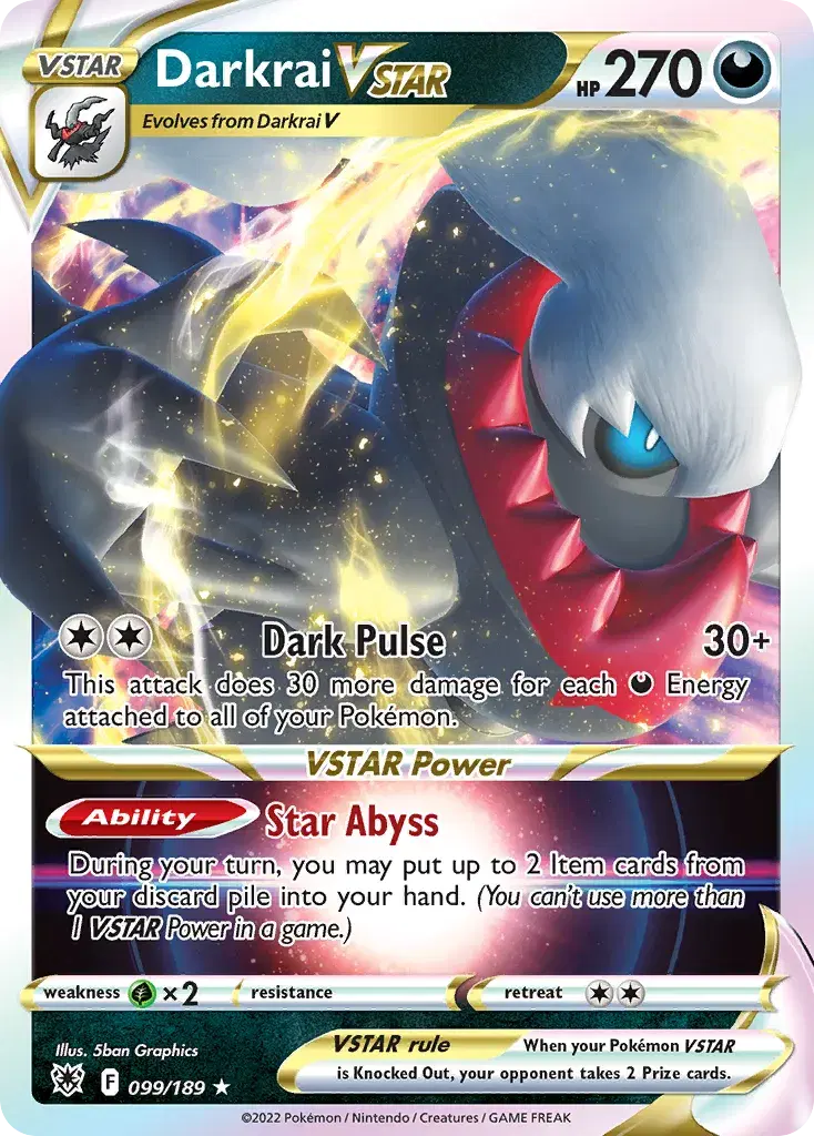 Darkrai VSTAR Astral Radiance 99