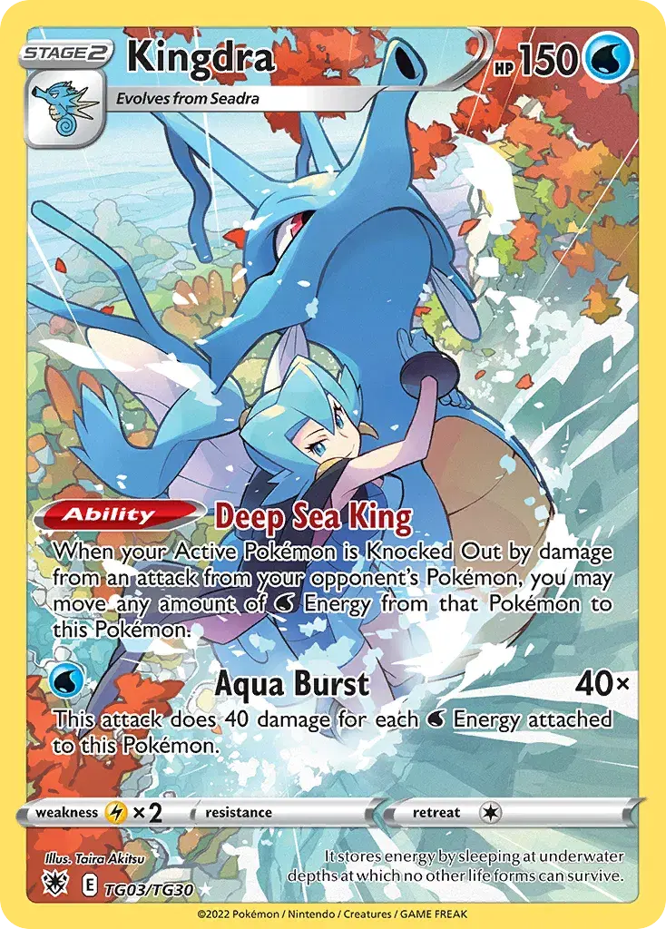 Kingdra Astral Radiance Trainer Gallery TG03