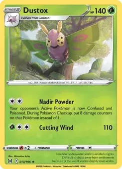 Dustox Lost Origin