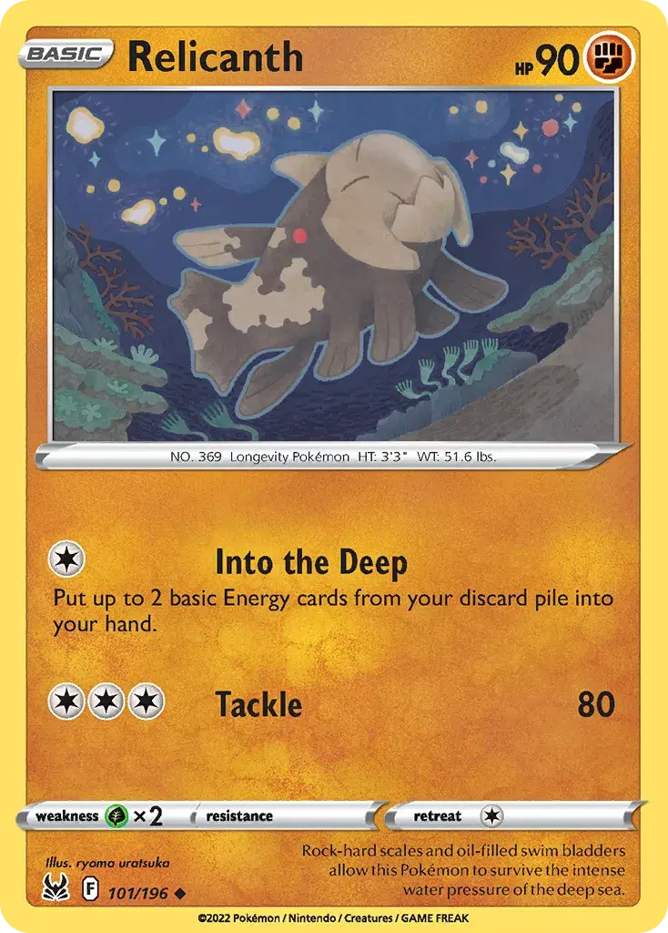 Relicanth Lost Origin 101