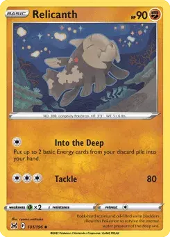 Relicanth Lost Origin