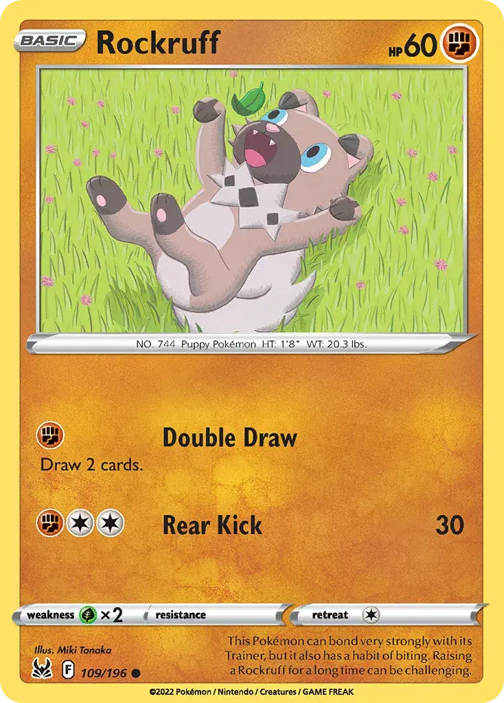 Rockruff Lost Origin 109
