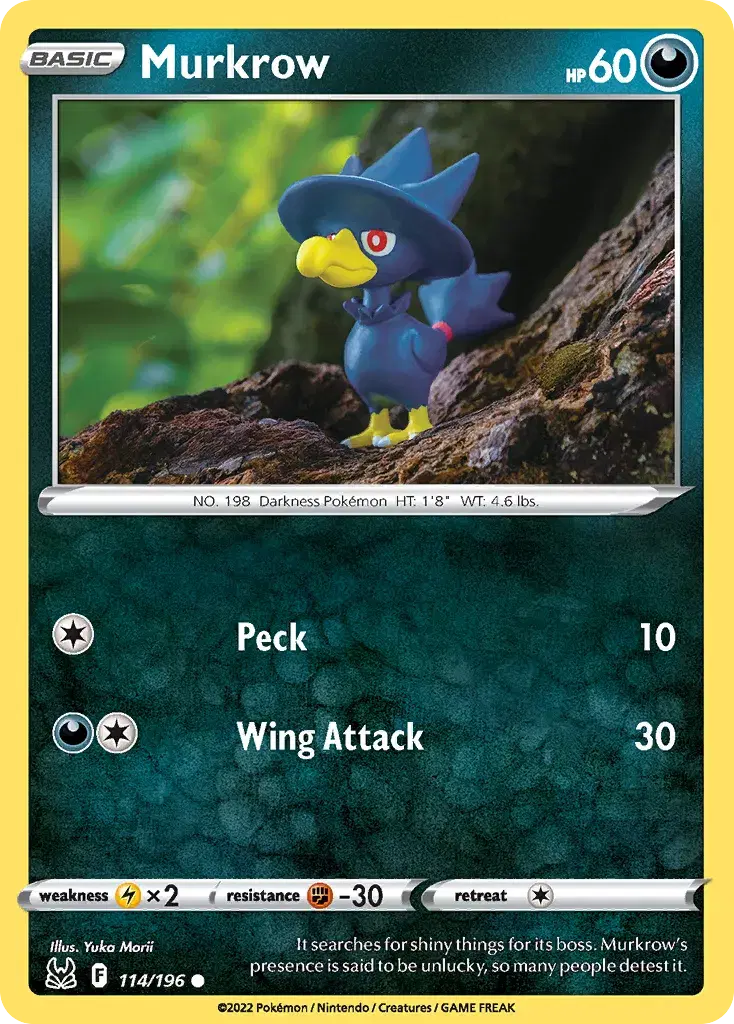 Murkrow Lost Origin 114