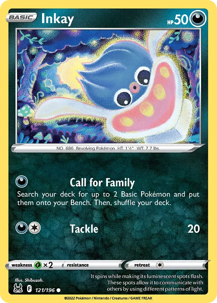 Inkay Lost Origin 121
