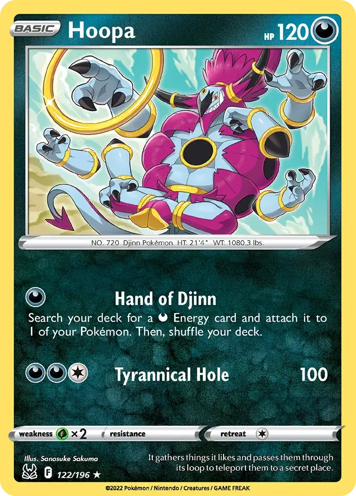 Hoopa Lost Origin 122