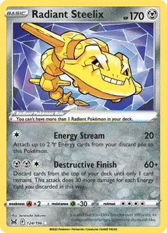 Radiant Steelix Lost Origin