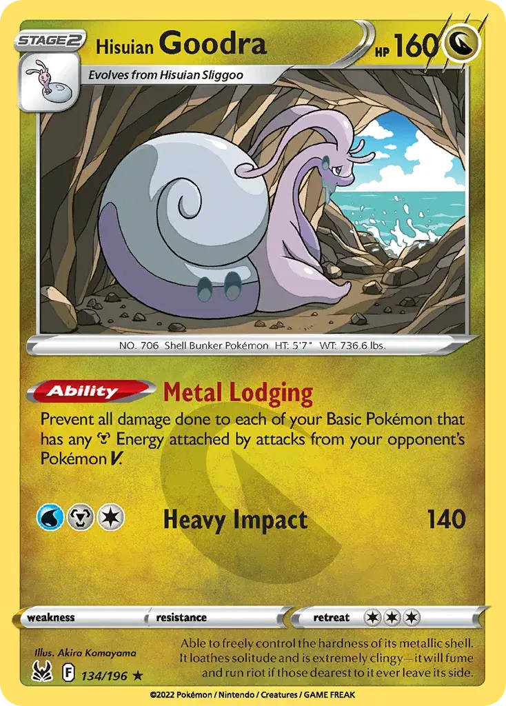 Hisuian Goodra Lost Origin 134