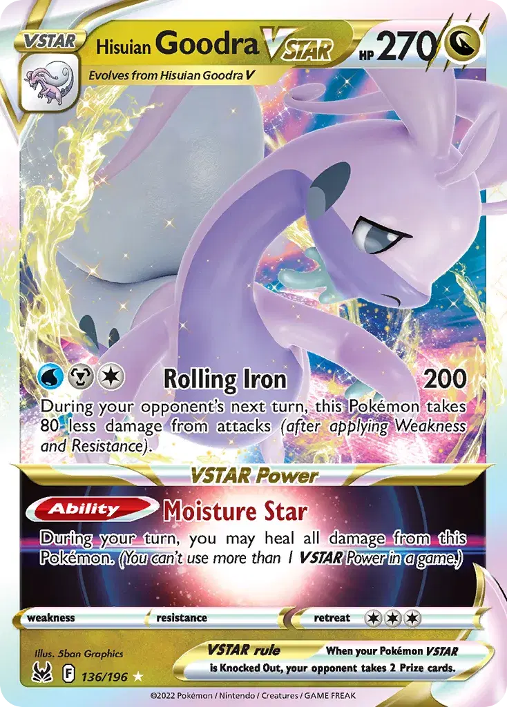Hisuian Goodra VSTAR Lost Origin 136