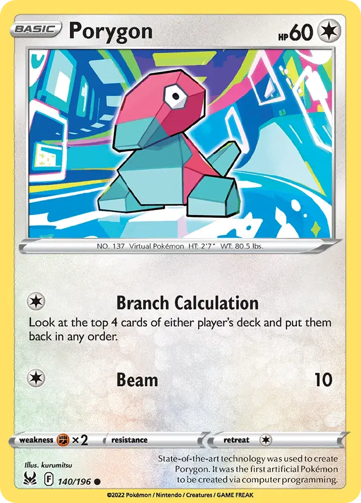 Porygon Lost Origin 140