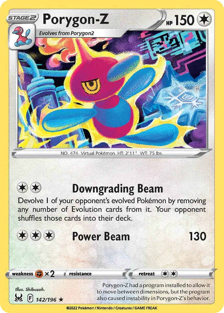 Porygon-Z Lost Origin 142