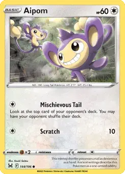 Aipom Lost Origin