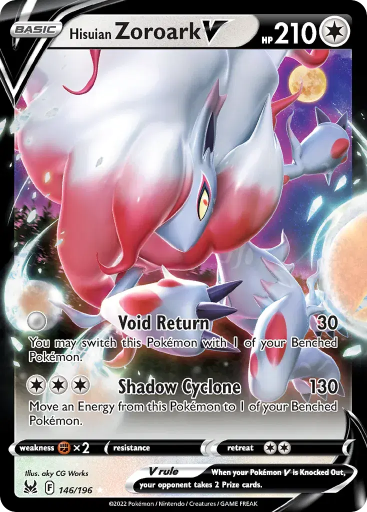 Hisuian Zoroark V Lost Origin 146