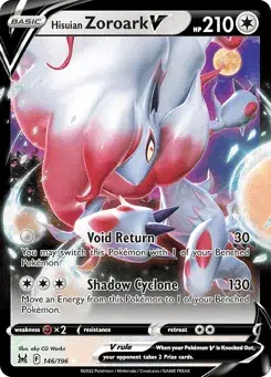Hisuian Zoroark V Lost Origin