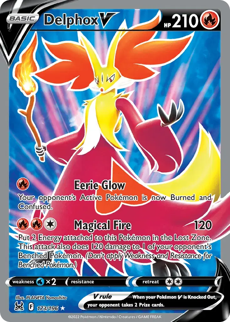 Delphox V Lost Origin 173