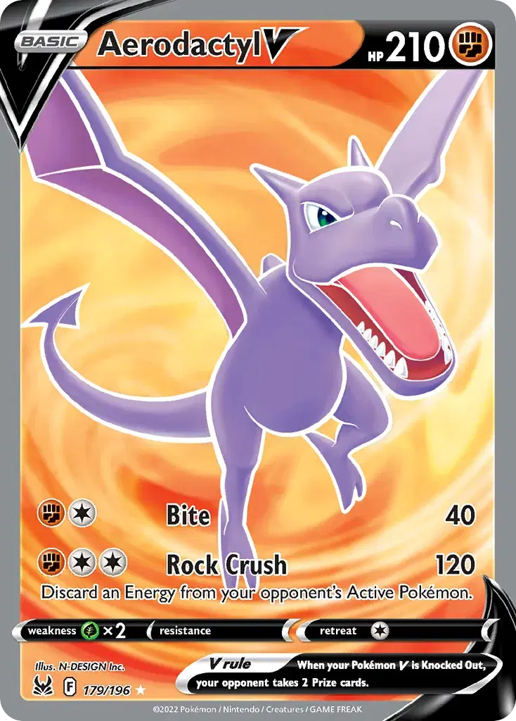 Aerodactyl V Lost Origin 179