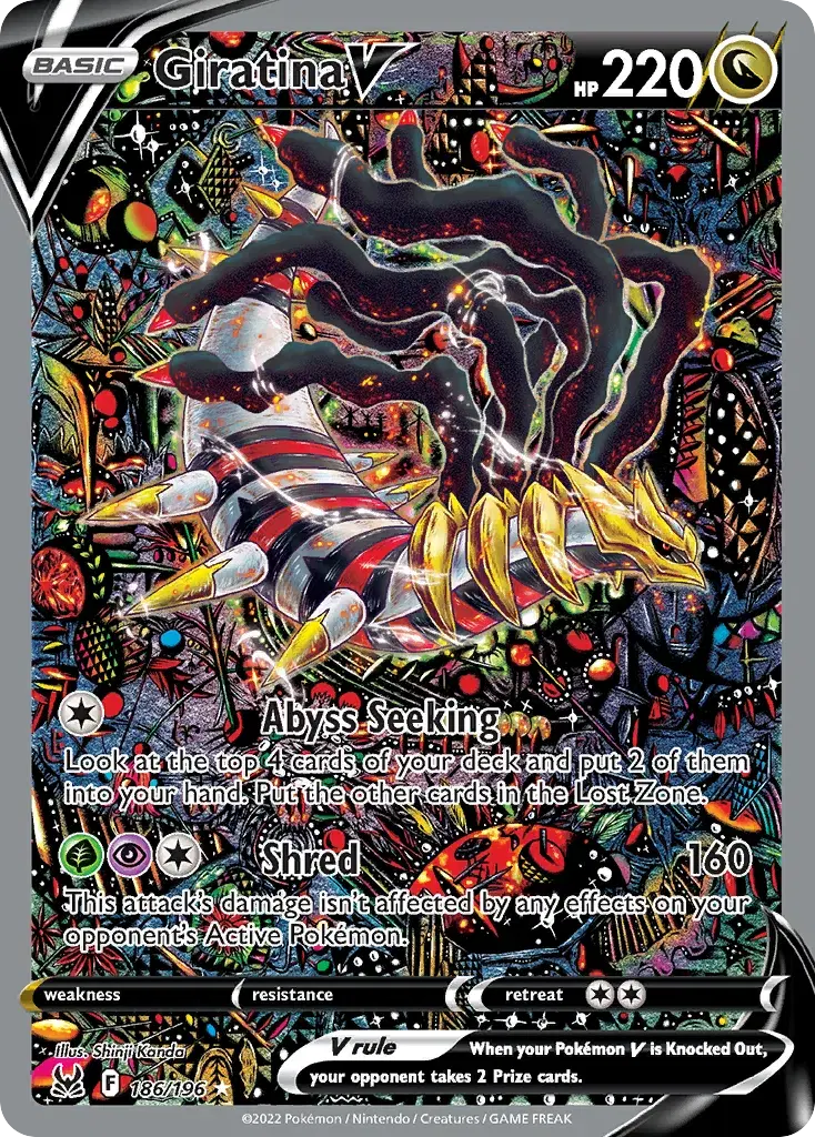 Giratina V Lost Origin 186
