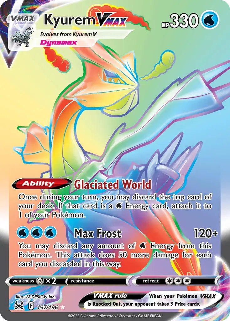 Kyurem VMAX Lost Origin 197