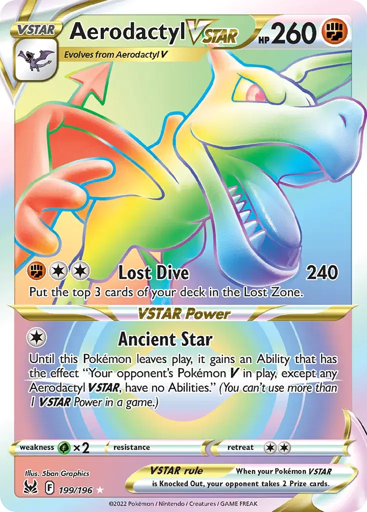 Aerodactyl VSTAR Lost Origin 199