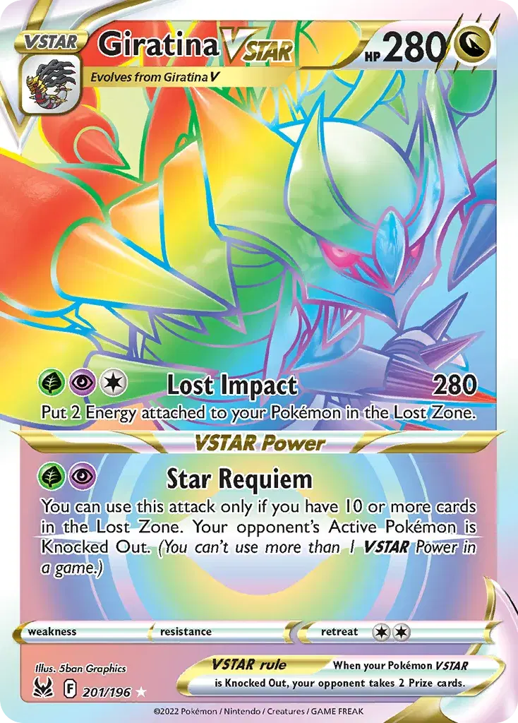 Giratina VSTAR Lost Origin 201
