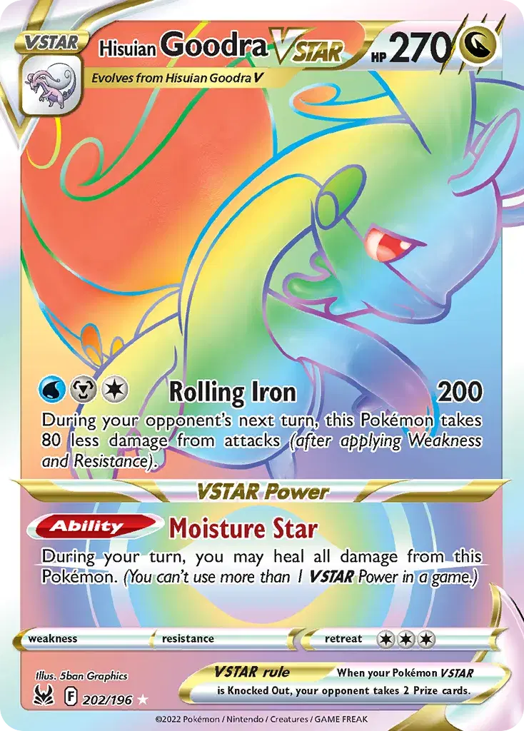 Hisuian Goodra VSTAR Lost Origin 202