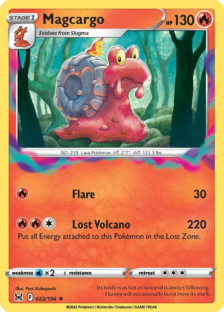 Magcargo Lost Origin 22