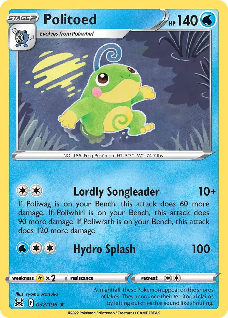 Politoed Lost Origin 32