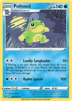 Politoed Lost Origin