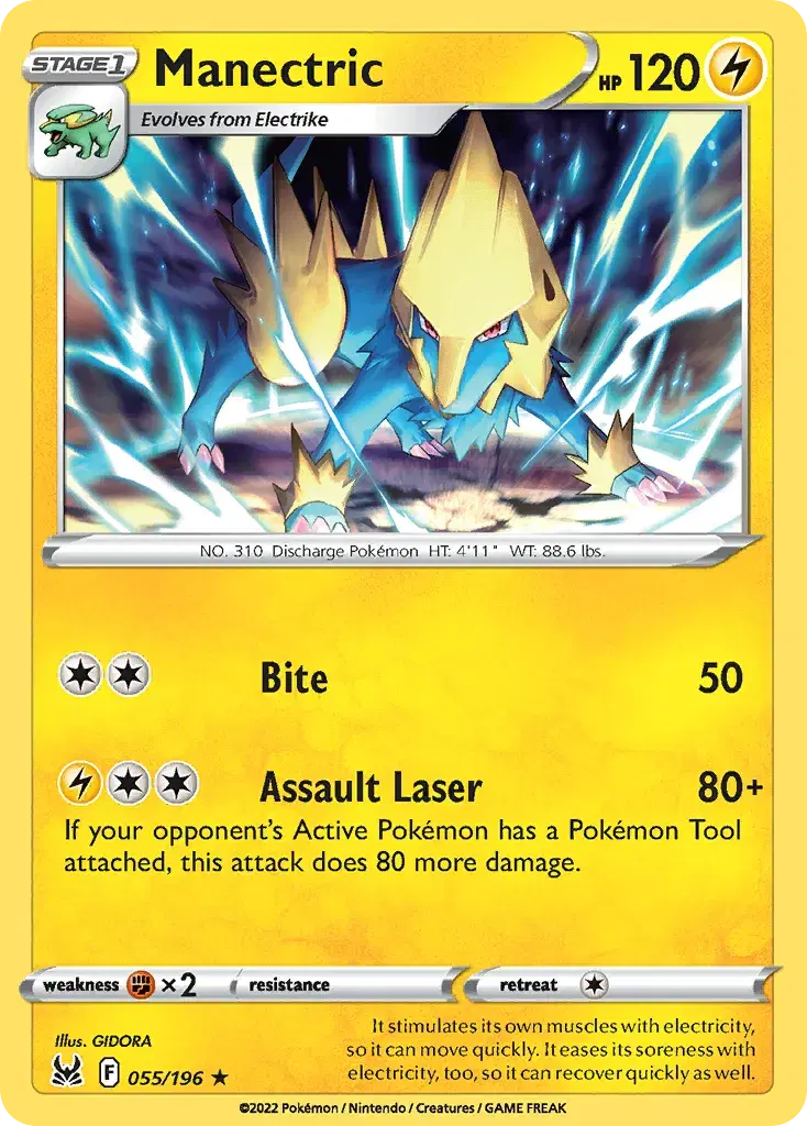 Manectric Lost Origin 55