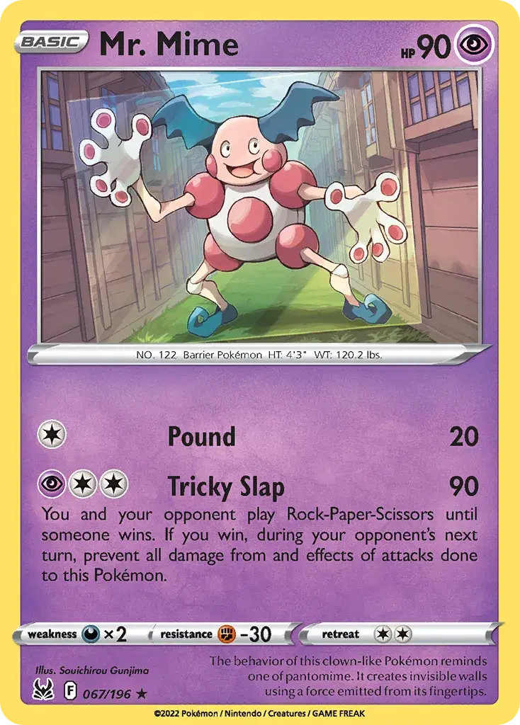 Mr. Mime Lost Origin 67