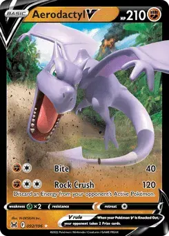 Aerodactyl V Lost Origin