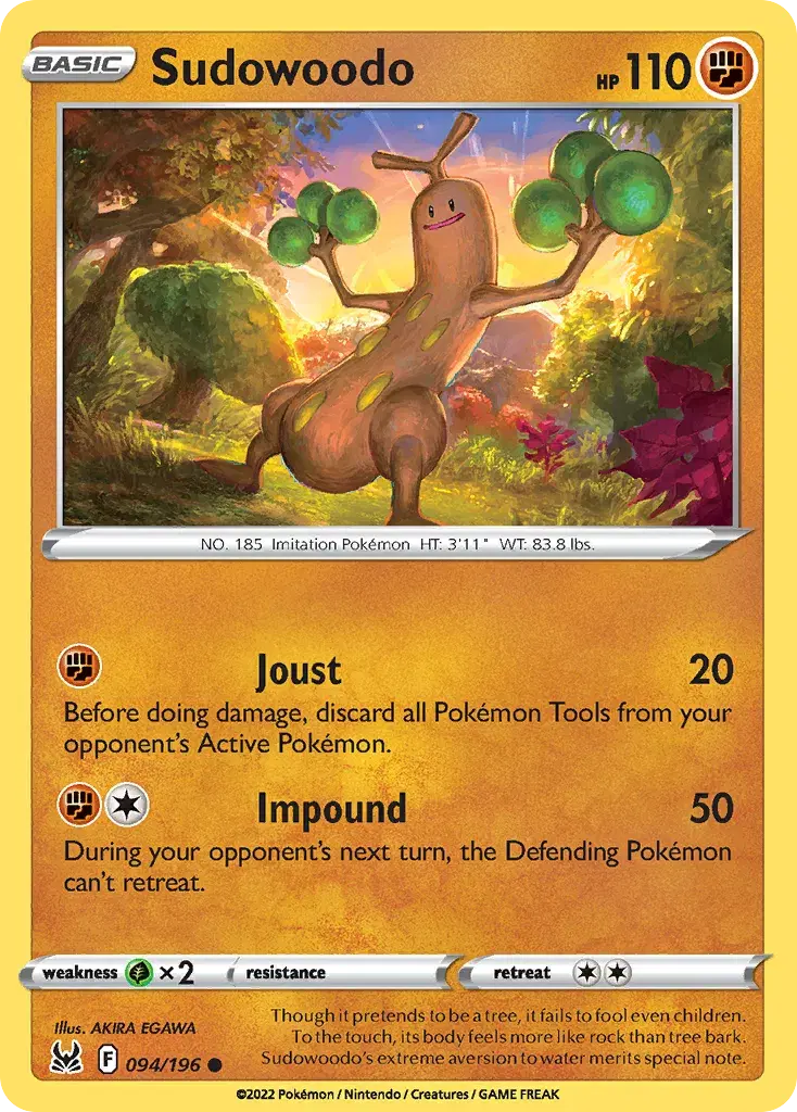Sudowoodo Lost Origin 94