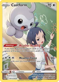 Castform Lost Origin Trainer Gallery