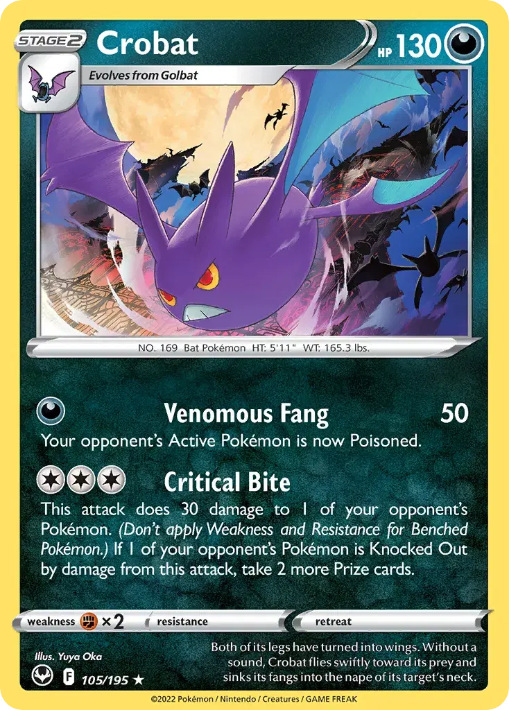 Crobat Silver Tempest 105