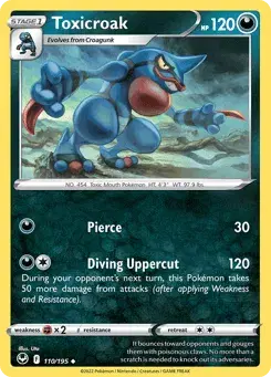 Toxicroak Silver Tempest