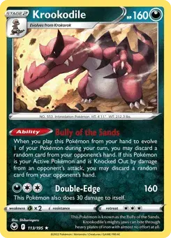 Krookodile Silver Tempest