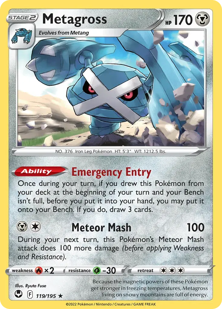 Metagross Silver Tempest 119