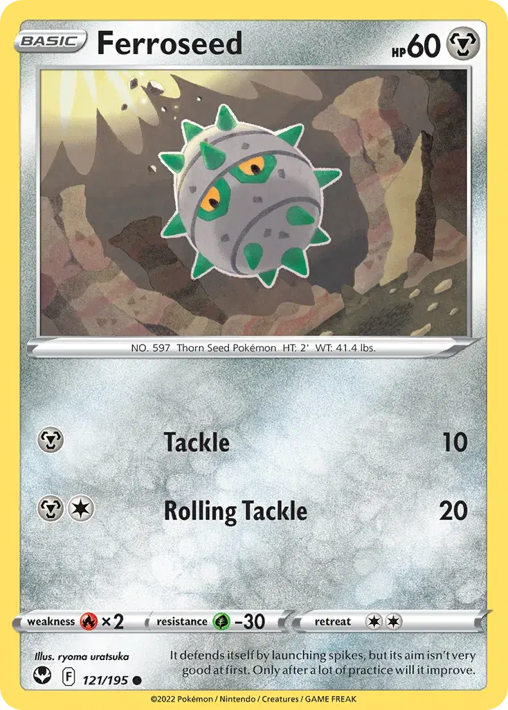 Ferroseed Silver Tempest 121