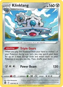 Klinklang Silver Tempest